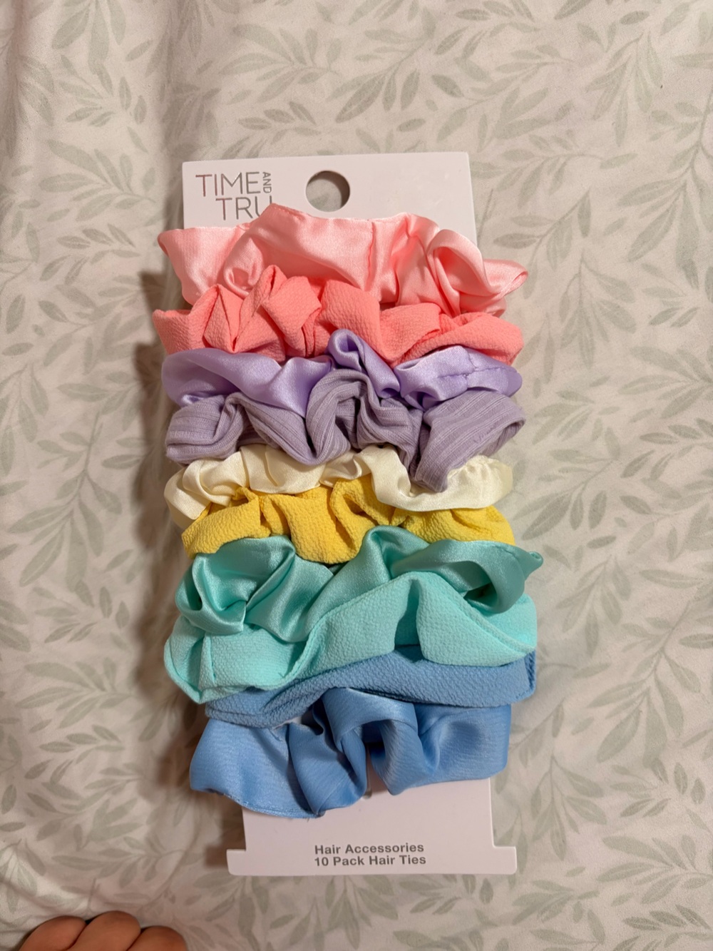 Assorted Pastel Kids Scrunchie Set - 7 Pack